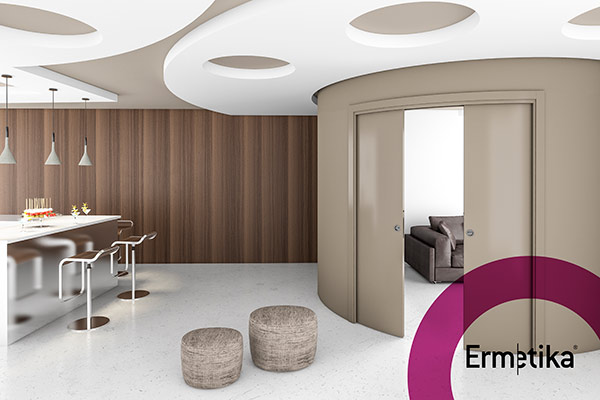 שימוש בדלתות הזזה